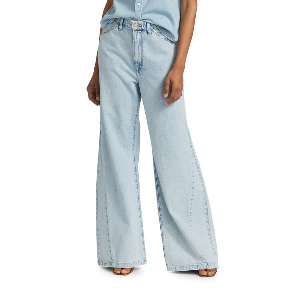 Frame Denim Le Baggy in Whisper